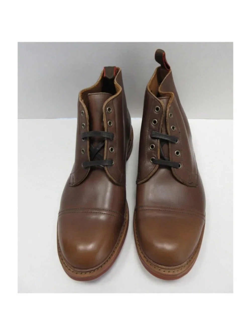 Allen Edmonds Boots 11 D Patton Weatherproof Leather Cap Toe Chukka